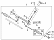 Diagram for Mazda Rack And Pinion - GHT2-32-110E