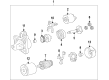 Diagram for Mazda Starter Solenoid - PE01-18-X10