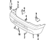 Diagram for Mazda MPV Bumper Cover - LB83-50-031E-BB