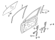 Diagram for Mazda 626 Window Run - GD7A-58-605B