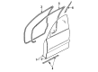 Diagram for Mazda 626 Door Seal - GA2K-58-76XA