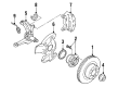 Diagram for Mazda RX-7 ABS Sensor - FD05-43-73XC