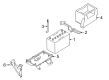 Diagram for Mazda Protege Battery Tray - B26E-56-041D