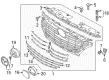 Diagram for Mazda CX-3 Grille - D10L-50-710J