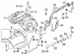 Diagram for Mazda Fuel Filler Neck - KB8E-42-210