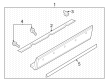 Diagram for Mazda CX-9 Door Moldings - TK49-51-RA0B