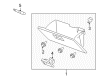 Diagram for Mazda Glove Box - ZZCA-64-030-05