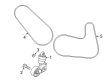 Diagram for Mazda Belt Tensioner - PE31-15-980