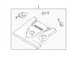 Diagram for Mazda RX-8 Engine Cover - N3R1-13-13XB