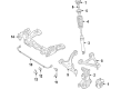 Diagram for Mazda Front Cross-Member - N452-34-80X