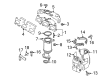 Diagram for Mazda CX-9 Exhaust Manifold Clamp - CY01-40-093C