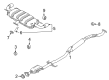 Diagram for Mazda CX-5 Exhaust Pipe - PY6R-40-100