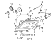 Diagram for Mazda CX-9 Headlight - TE69-51-0L0C
