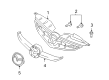 Diagram for Mazda 5 Grille - C291-50-712B