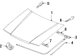 Diagram for Mazda 323 Hood Release Cable - B092-56-710B
