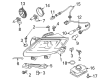 Diagram for Mazda Headlight Cover - TD11-51-0A1