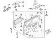 Diagram for Mazda Protege Power Window Switch - BL8M-66-350