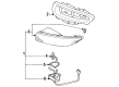 Diagram for Mazda Fog Light Cover - GA2E50C16