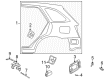 Diagram for Mazda Fuel Door - B25R-42-410A