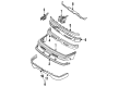 Diagram for Mazda 626 Bumper Cover - GJ31-50-030