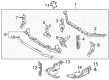 Diagram for Mazda Protege Radiator Support - BL2A-53-120