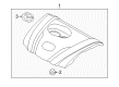Diagram for Mazda CX-5 Engine Cover - PE11-10-2F0