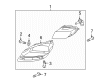 Diagram for Mazda CX-9 Fog Light - TE69-51-690B