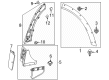 Diagram for Mazda CX-70 Mud Flaps - KMV6-51-PV0A
