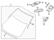 Diagram for Mazda CX-3 Car Mirror - KB7W-69-220