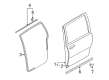Diagram for Mazda MPV Door Seal - LD52-73-761