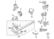 Diagram for Mazda Tribute Engine Mount - EC02-39-070B