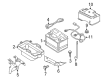 Diagram for Mazda Battery Tray - EC02-56-041C