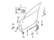 Diagram for Mazda 6 Exterior Door Handle - GK2A-58-410F-01