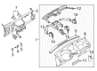 Diagram for Mazda 5 Instrument Cluster - CC29-60-400G