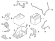 Diagram for Mazda Battery Tray - BFWM-56-040A