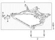 Diagram for Mazda Front Cross-Member - B45A-34-80XA