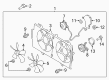 Diagram for Mazda 6 Radiator fan - CA38-15-025C