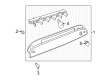 Diagram for Mazda Tribute Windshield Washer Nozzle - ZZCA-67-490