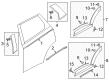 Diagram for Mazda CX-3 Door Moldings - D10E-50-991