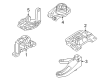Diagram for Mazda 3 Engine Mount - BP4N-39-070D