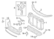 Diagram for Mazda CX-5 Radiator Support - K127-53-110B