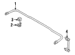 Diagram for Mazda MX-3 Sway Bar Link - EA01-28-170D
