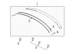 Diagram for Mazda Spoiler - FF19-51-960A-91