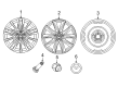 Diagram for Mazda Spare Wheel - 9965-30-4060