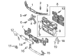 Diagram for Mazda MX-30 EV Radiator Support - DN4E-53-150A