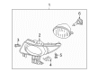 Diagram for Mazda 3 Fog Light - BN8P-51-690A