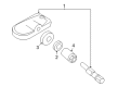 Diagram for Mazda TPMS Sensor - BHB6-37-140A