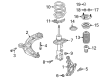 Diagram for Mazda MX-30 EV Strut Housing - DN4F-34-900A