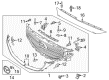 Diagram for Mazda CX-9 Grille - TK48-50-710G