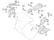 Diagram for Mazda Engine Mount Torque Strut - VA45-39-040A